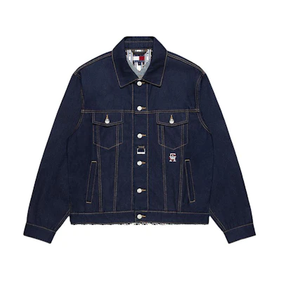 Tommy Hilfiger CLOT SS24 Lunar New Year Denim Jacket Unisex Blue CLJK23F34798