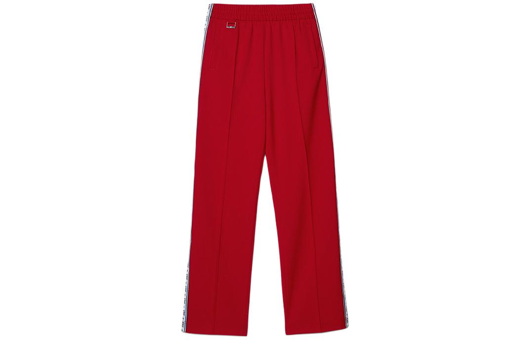 Tommy Hilfiger x CLOT SS24 Red Relaxed Straight Pants Unisex Lunar New Year Edition. MW0MW35188-XMP