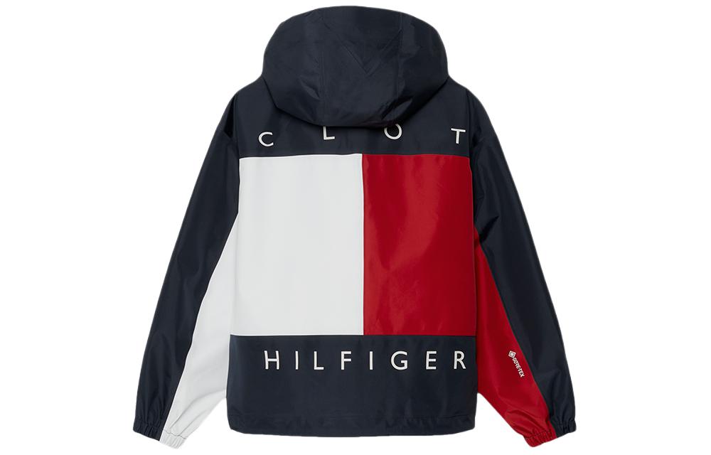 Tommy Hilfiger x CLOT SS24 Retro Outdoor Waterproof Jacket Unisex Red/White/Blue MW0MW34795-DW5