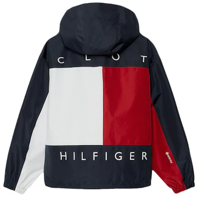 汤米希尔费格x CLOT SS24复古户外防水夹克 男女款 红/白/蓝 MW0MW34795-DW5 Buy 汤米希尔费格x CLOT SS24复古户外防水夹克 男女款 红/白/蓝 MW0MW34795-DW5