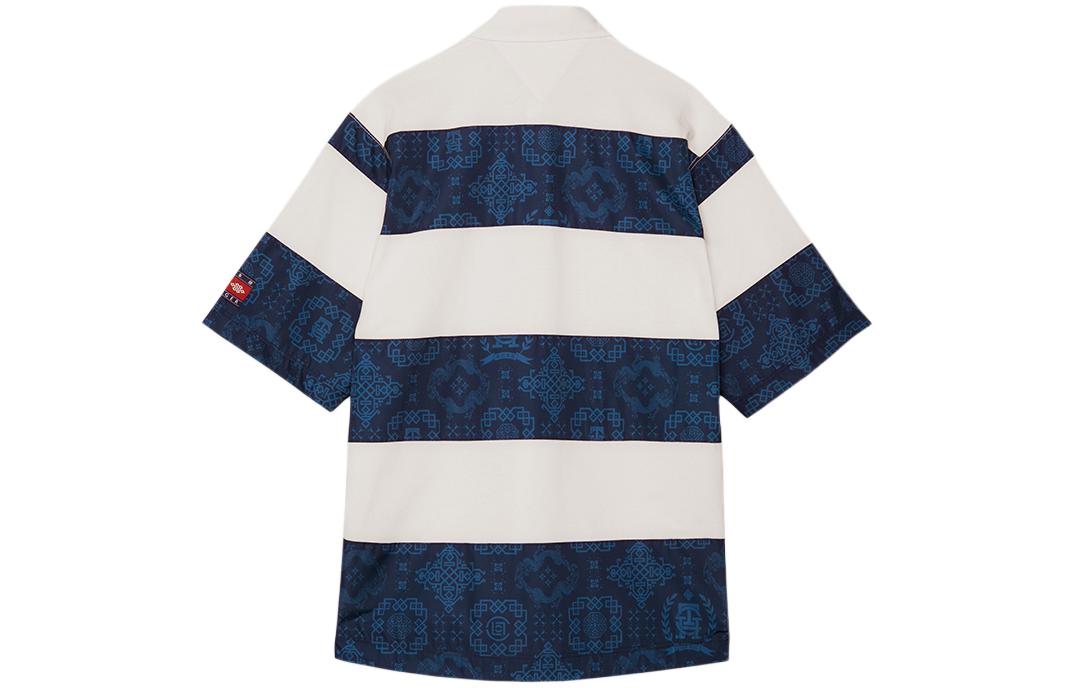Tommy Hilfiger CLOT SS24 Retro Striped Polo Shirt Unisex - Navy Blue. MW0MW34808-YBL 圖 3