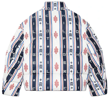 汤米·希尔费格 x CLOT SS24 男女同款可双面穿拼色酒红色羽绒夹克. MW0MW34797-0K4 Lookbook 汤米·希尔费格 x CLOT SS24 男女同款可双面穿拼色酒红色羽绒夹克. MW0MW34797-0K4