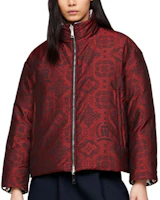 Cheap Tommy Hilfiger x CLOT SS24 Reversible Puffer Jacket Unisex Maroon Colorblock. MW0MW34797-0K4