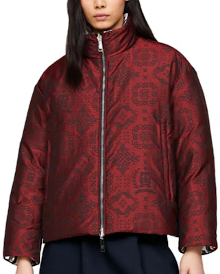 汤米·希尔费格 x CLOT SS24 男女同款可双面穿拼色酒红色羽绒夹克. MW0MW34797-0K4 Cheap 汤米·希尔费格 x CLOT SS24 男女同款可双面穿拼色酒红色羽绒夹克. MW0MW34797-0K4