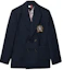 Buy Tommy Hilfiger x CLOT Unisex SS24 Navy Double-Breasted Oversized Blazer. MW0MW34799-DW5