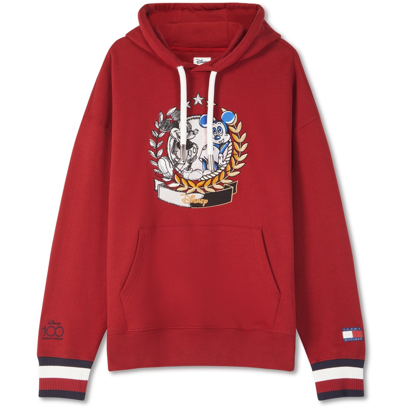 Tommy Hilfiger Disney Embroidered Heavyweight Drawstring Hoodie Unisex MW0MW32456XIT