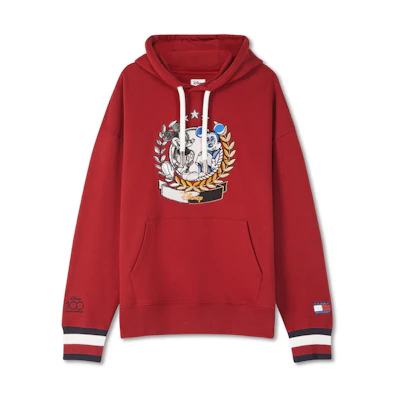 Tommy Hilfiger Disney Embroidered Heavyweight Drawstring Hoodie Unisex MW0MW32456XIT
