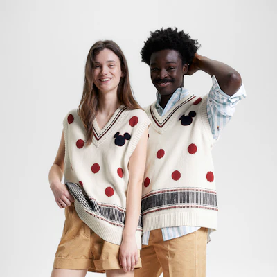 汤米希尔费格 x 迪士尼男女宽松V领无袖针织衫 MW0MW31618YBL Shop 汤米希尔费格 x 迪士尼男女宽松V领无袖针织衫 MW0MW31618YBL