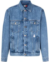 Tommy Hilfiger x Miffy Denim Jacket - Bunny Print in Blue Denim. MW0MW29364-C5E Tommy Hilfiger x Miffy Denim Jacket - Bunny Print in Blue Denim. MW0MW29364-C5E