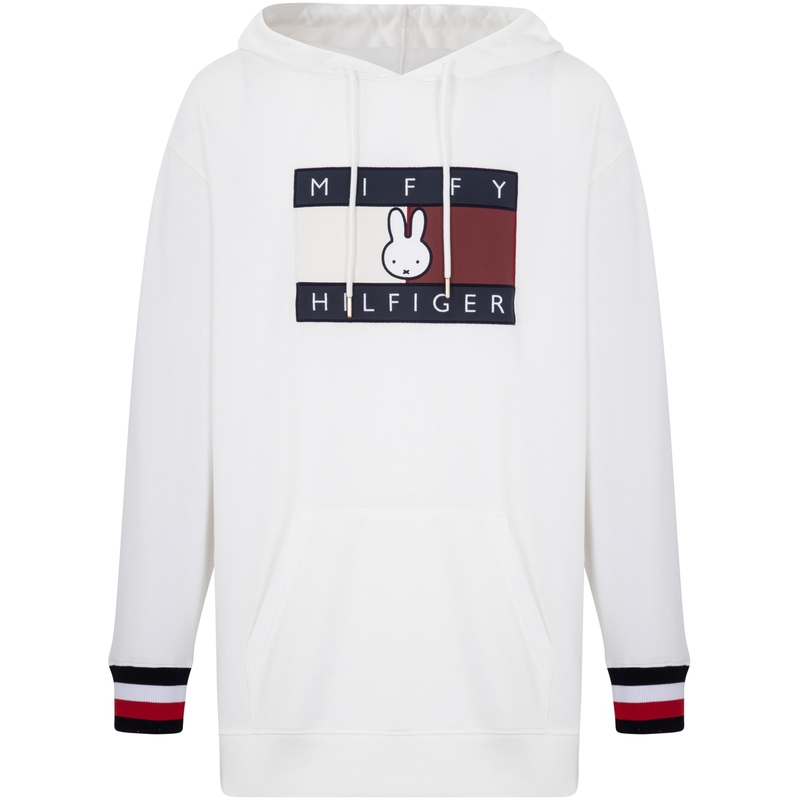 Tommy Hilfiger Miffy SS23 Year of the Rabbit Embroidered White Sweatshirt Men MW0MW29919-YBL