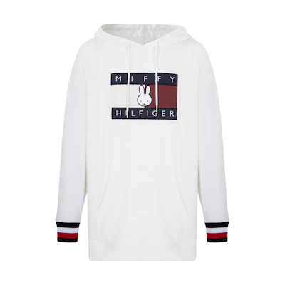 Tommy Hilfiger Miffy SS23 Year of the Rabbit Embroidered White Sweatshirt Men MW0MW29919-YBL