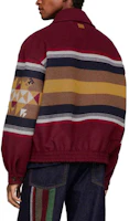 Shop Tommy Hilfiger x PENDLETON Oversized Striped Quilted Jacket Unisex Multicolor. MW0MW34029