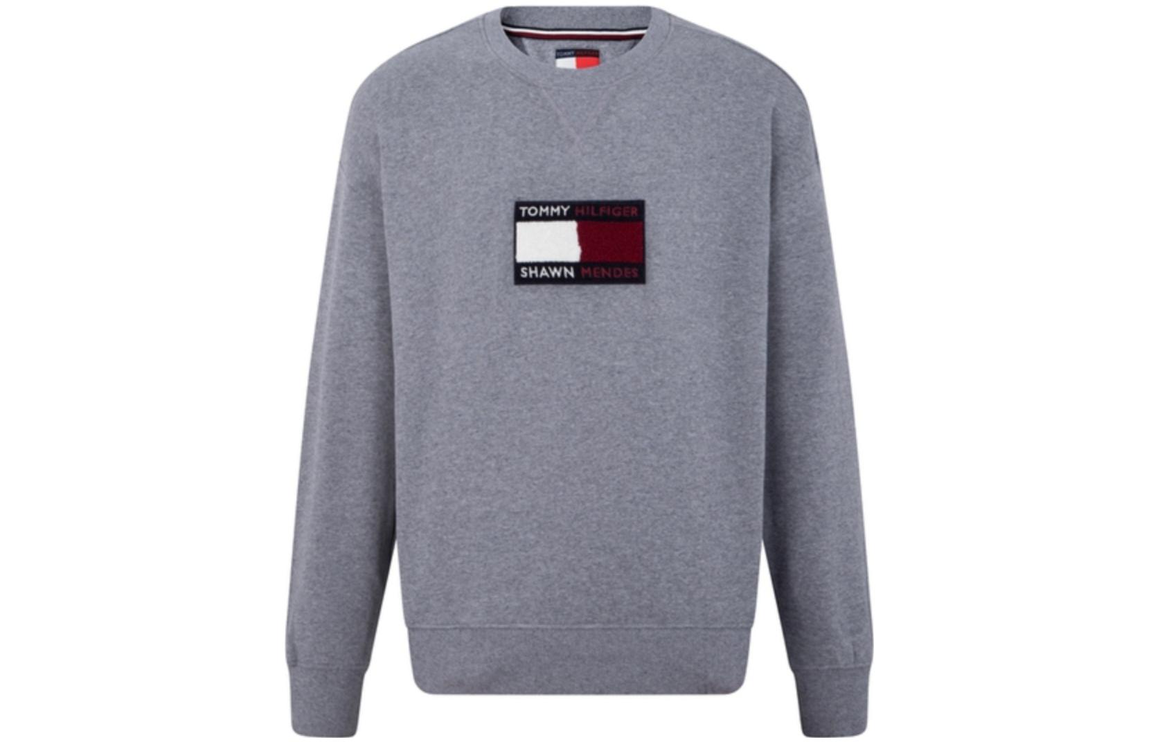 Tommy Hilfiger Shawn Mendes Embroidered Crewneck Sweatshirt Men’s Dark Grey MW0MW31188