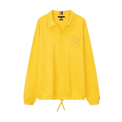 Tommy Hilfiger Yellow Comfort Collar Long Sleeve Sweatshirt MW0MW33655-ZGR