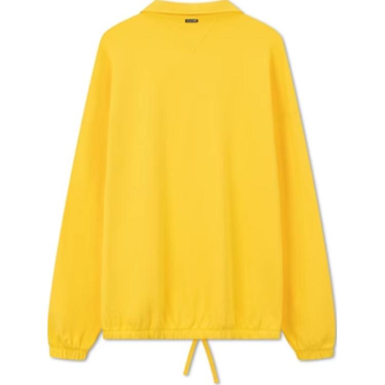 Lookbook 汤米·希尔费格 黄色舒适领长袖卫衣 MW0MW33655-ZGR