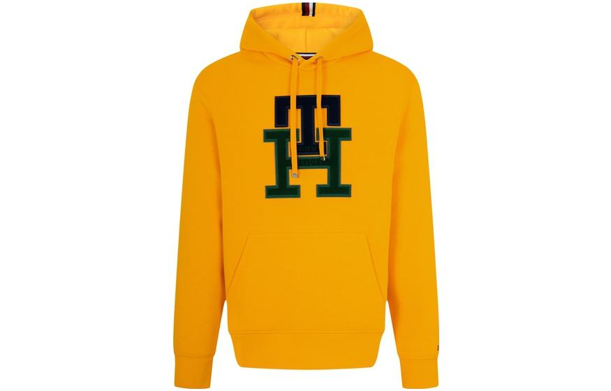 Tommy Hilfiger Yellow Hoodie with Letter Pattern MW0MW29586-ZEW