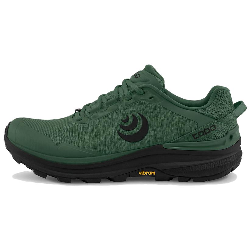 Topo Athletic Traverse Hiking Shoes Deep Green - Comfortable & Durable Grip. M059.DARKGREEN-CHARCOAL