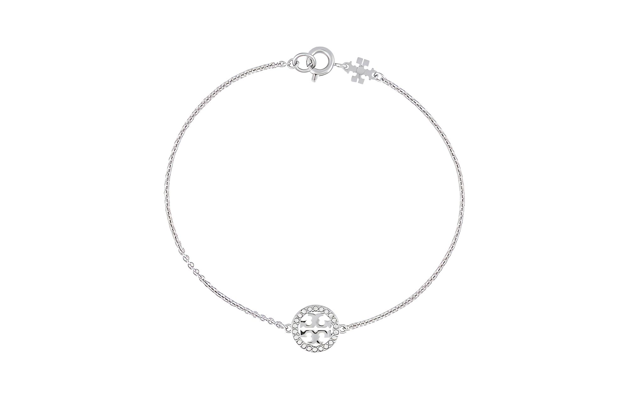 Tory Burch Classic Logo Crystal Bracelet - Stylish and Versatile Jewelry 80997-042