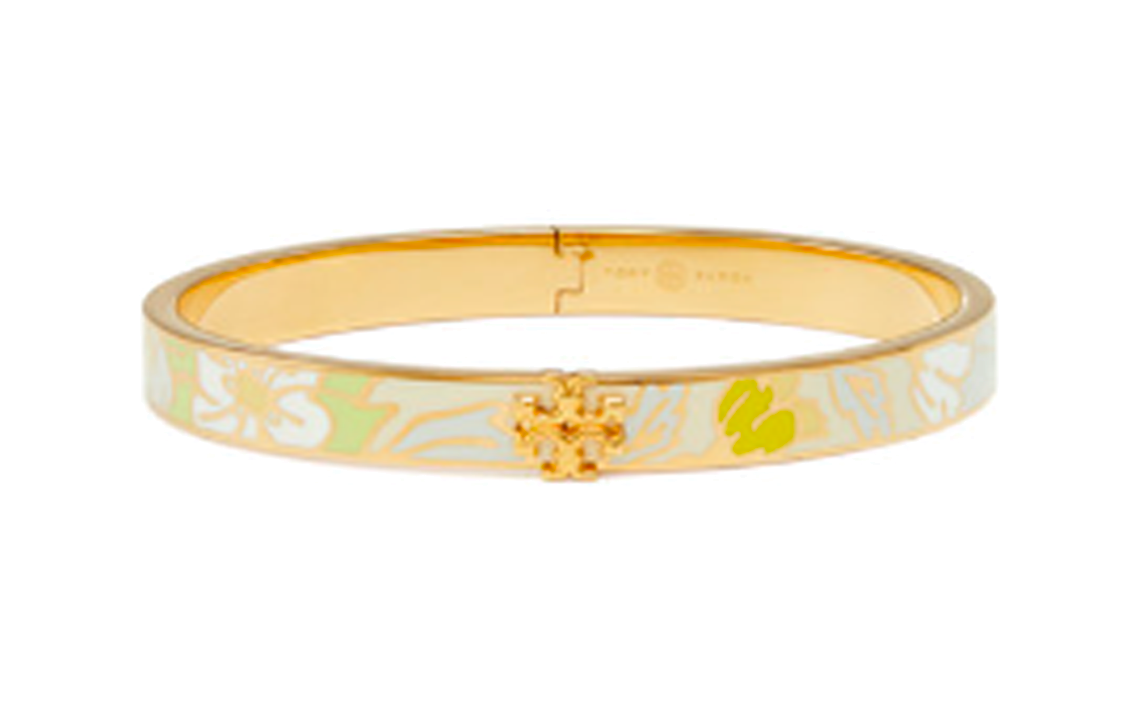 Lookbook Tory Burch 金色鍍層琺瑯水鑽手鍊 情侶款式 男女適用 149741_961