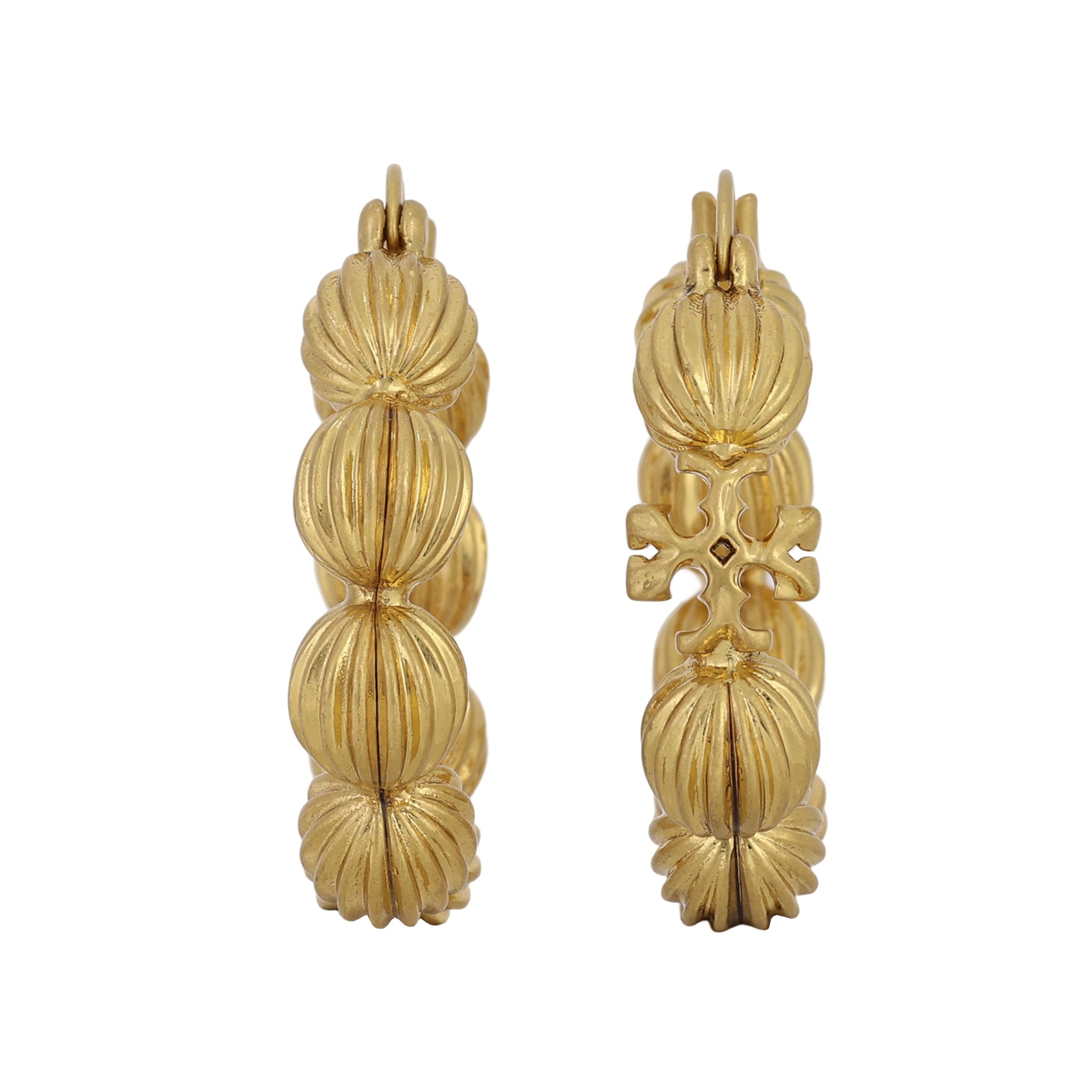 Tory Burch Roxanne Ribbed Beaded Earrings. 81290-715