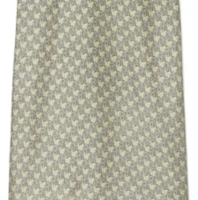 Shop Tory Burch SS24 豹紋象牙色短袖迷你連衣裙 女裝 164342-264