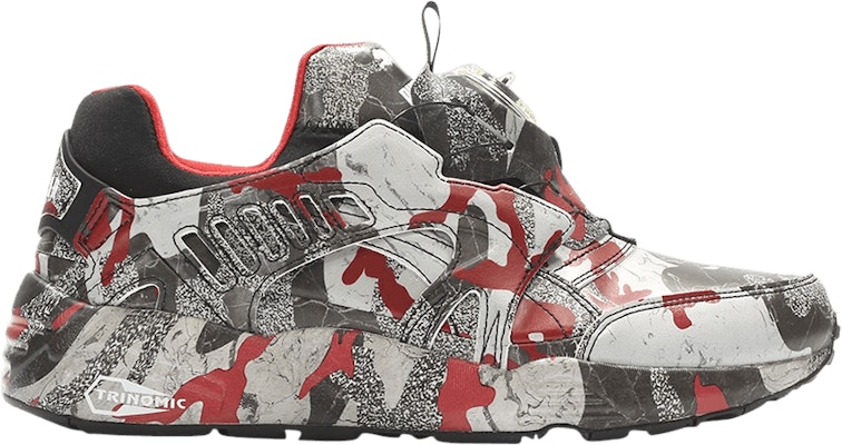 Puma disc blaze camo top x trapstar