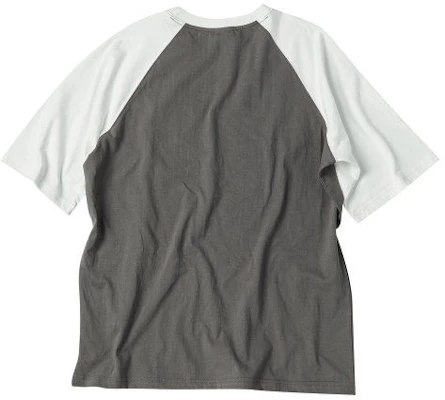 TRAVEL Curved Line Raglan Short Sleeve Tee Charcoal TRTHSURS68UC5 Order TRAVEL Curved Line Raglan Short Sleeve Tee Charcoal TRTHSURS68UC5