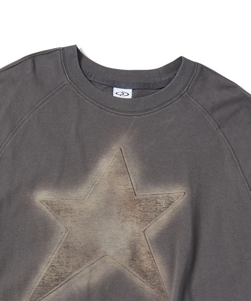 Lookbook Travel Embo Star Long Sleeve Charcoal TRTVSSRL31UC5