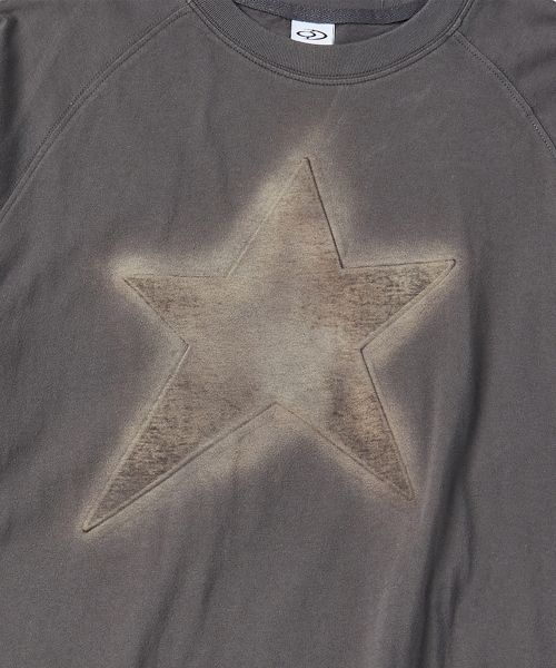 Shop Travel Embo Star Long Sleeve Charcoal TRTVSSRL31UC5