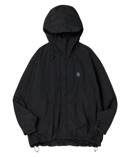 Order TRAVEL GOOPH Black Hooded Windbreaker TRTTSSWB04UC6