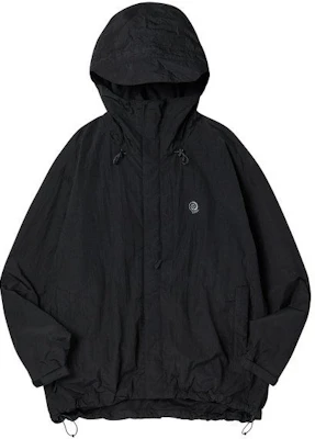 TRAVEL GOOPH Black Hooded Windbreaker TRTTSSWB04UC6 Order TRAVEL GOOPH Black Hooded Windbreaker TRTTSSWB04UC6