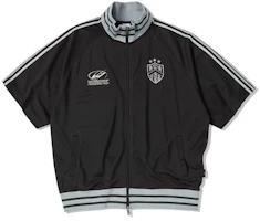 TRAVEL Jersey Track Short Sleeve Jacket Black TRTVSSPC19UC6 TRAVEL Jersey Track Short Sleeve Jacket Black TRTVSSPC19UC6