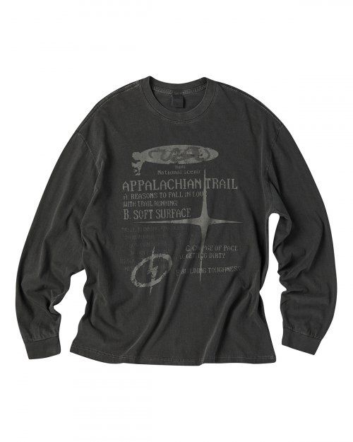 Travel Reason Trail Pigment Long Sleeve Black Charcoal TRTHAWRL41UC5