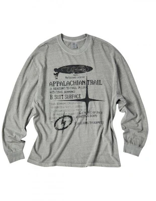 Travel Reason Trail Pigment Long Sleeve Ghost Gray TRTHAWRL41UC9 Buy Travel Reason Trail Pigment Long Sleeve Ghost Gray TRTHAWRL41UC9