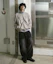Sizing TRAVEL 스트라이프 저지 트랙 자켓 그레이 TRTXSSJK34UC4