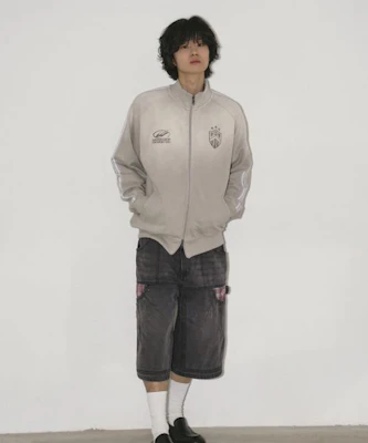 트래블 빈티지 워시드 그레이 스웻 트랙 재킷 TRTXSSJK30UC4 Purchase 트래블 빈티지 워시드 그레이 스웻 트랙 재킷 TRTXSSJK30UC4