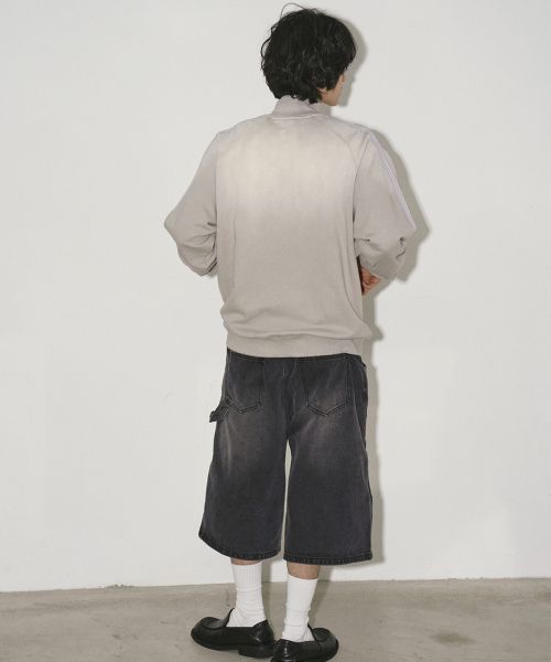 Details for 트래블 빈티지 워시드 그레이 스웻 트랙 재킷 TRTXSSJK30UC4