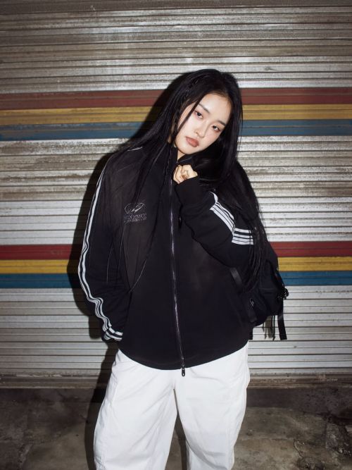 Order 트래블 빈티지 워싱 스웻 트랙 자켓 블랙 TRTXSSJK30UC6