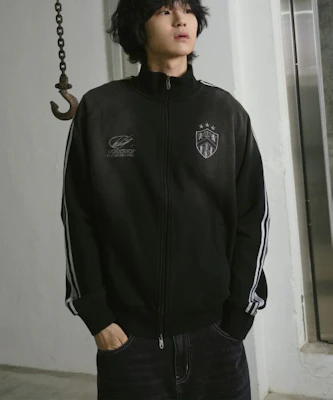 트래블 빈티지 워싱 스웻 트랙 자켓 블랙 TRTXSSJK30UC6 Shop 트래블 빈티지 워싱 스웻 트랙 자켓 블랙 TRTXSSJK30UC6