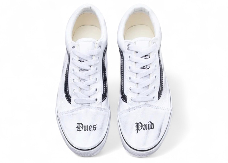 Order Travis Barker 联名 Vans Old Skool 白色 VN000E9TCJ7