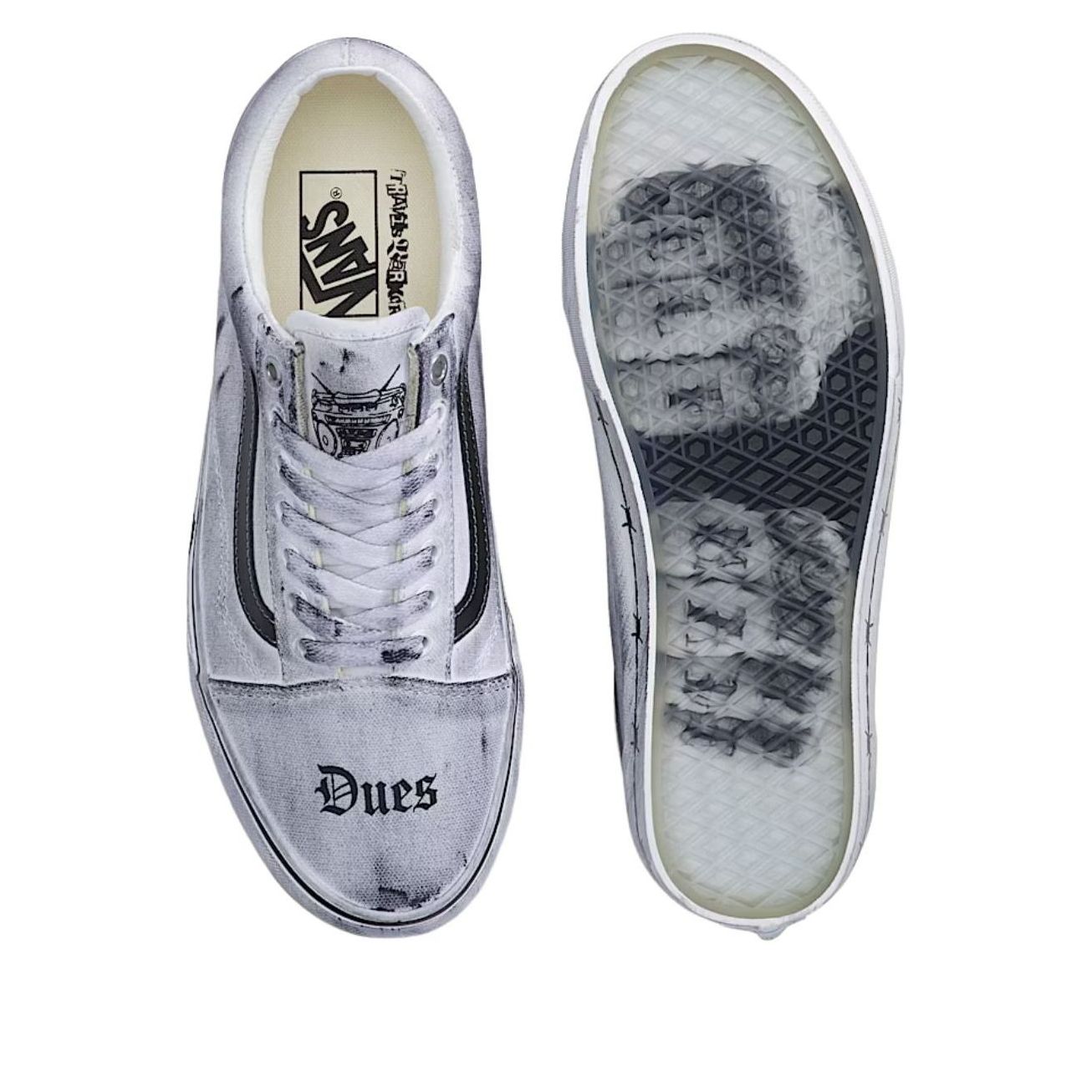 Shop Travis Barker x Vans Old Skool 'White' VN000E9TCJ7