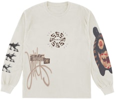 Travis Scott Air Records L/S T-shirt 'Natural' Travis Scott Air Records L/S T-shirt 'Natural'