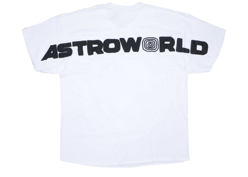 Order 트래비스 스캇 월드투어 화이트 티셔츠 
