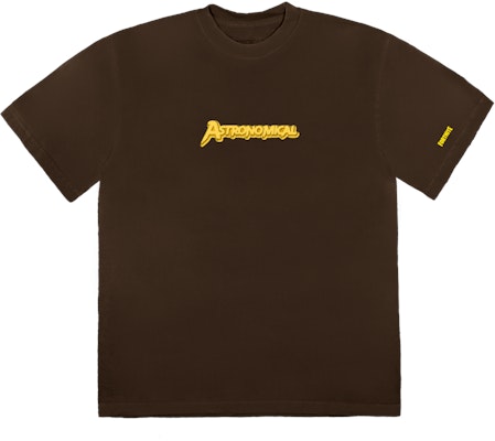 Travis Scott Astro Diamond Jack T-Shirt Brown Buy Travis Scott Astro Diamond Jack T-Shirt Brown