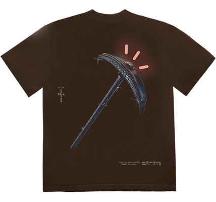 Travis Scott Astro Diamond Jack T-Shirt Brown Order Travis Scott Astro Diamond Jack T-Shirt Brown