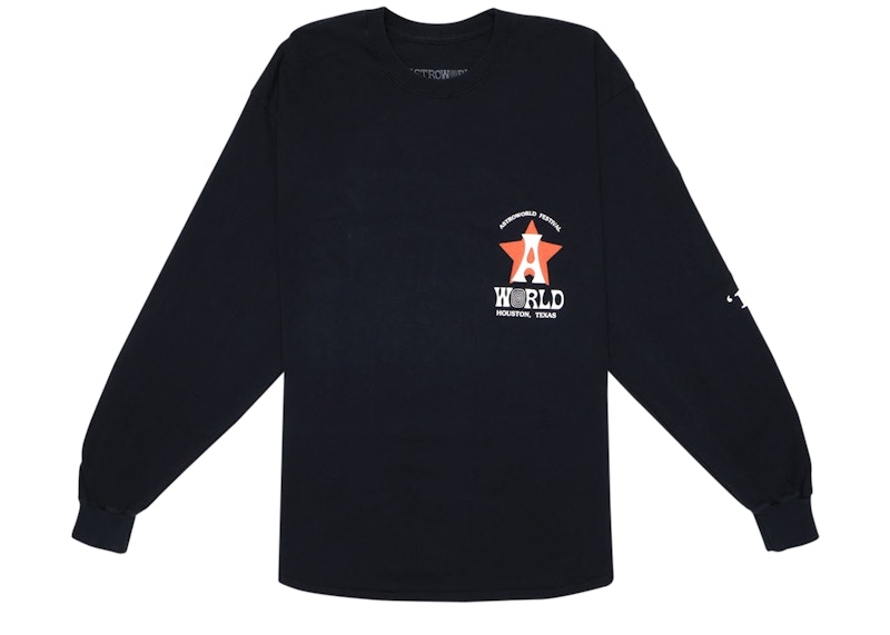 Buy 特拉维斯·斯科特Astro长袖T恤黑色