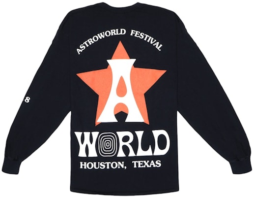 Camiseta Negra Travis Scott Astro L/S Order Camiseta Negra Travis Scott Astro L/S