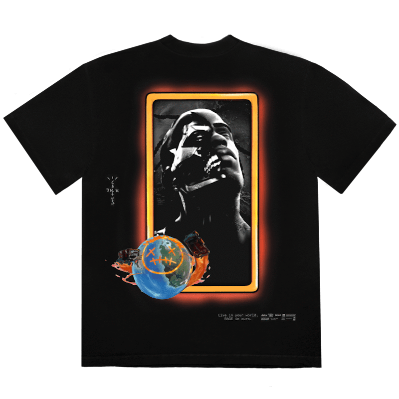 Order Travis Scott Astro肖像黑色T恤