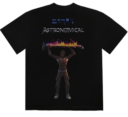 Travis Scott Astro Rage T-Shirt Black Order Travis Scott Astro Rage T-Shirt Black