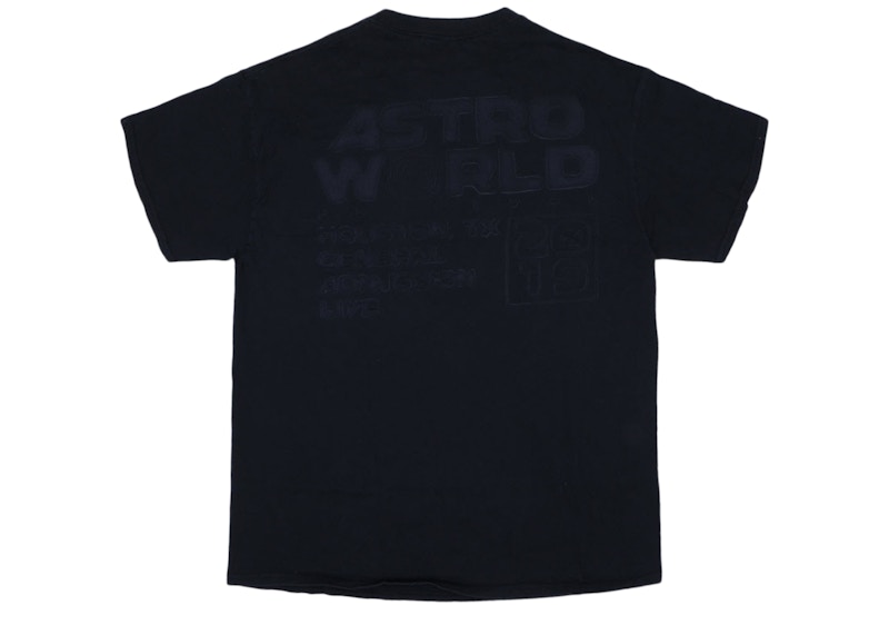 Order 트래비스 스캇 아스트로페스트 2019 스태프 티셔츠 (블랙) 
